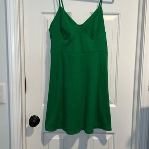 New Wild Fable green ribbed spring dress size large